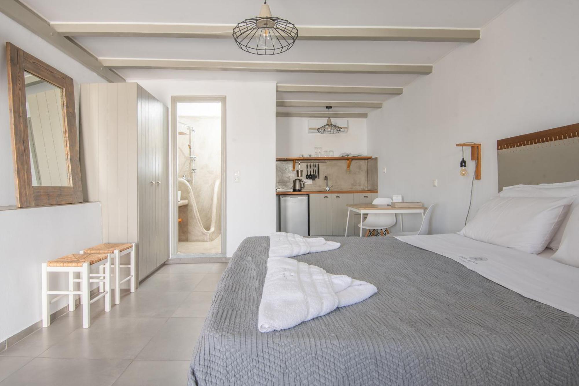 شقة White And Grey Mykonos Town المظهر الخارجي الصورة
