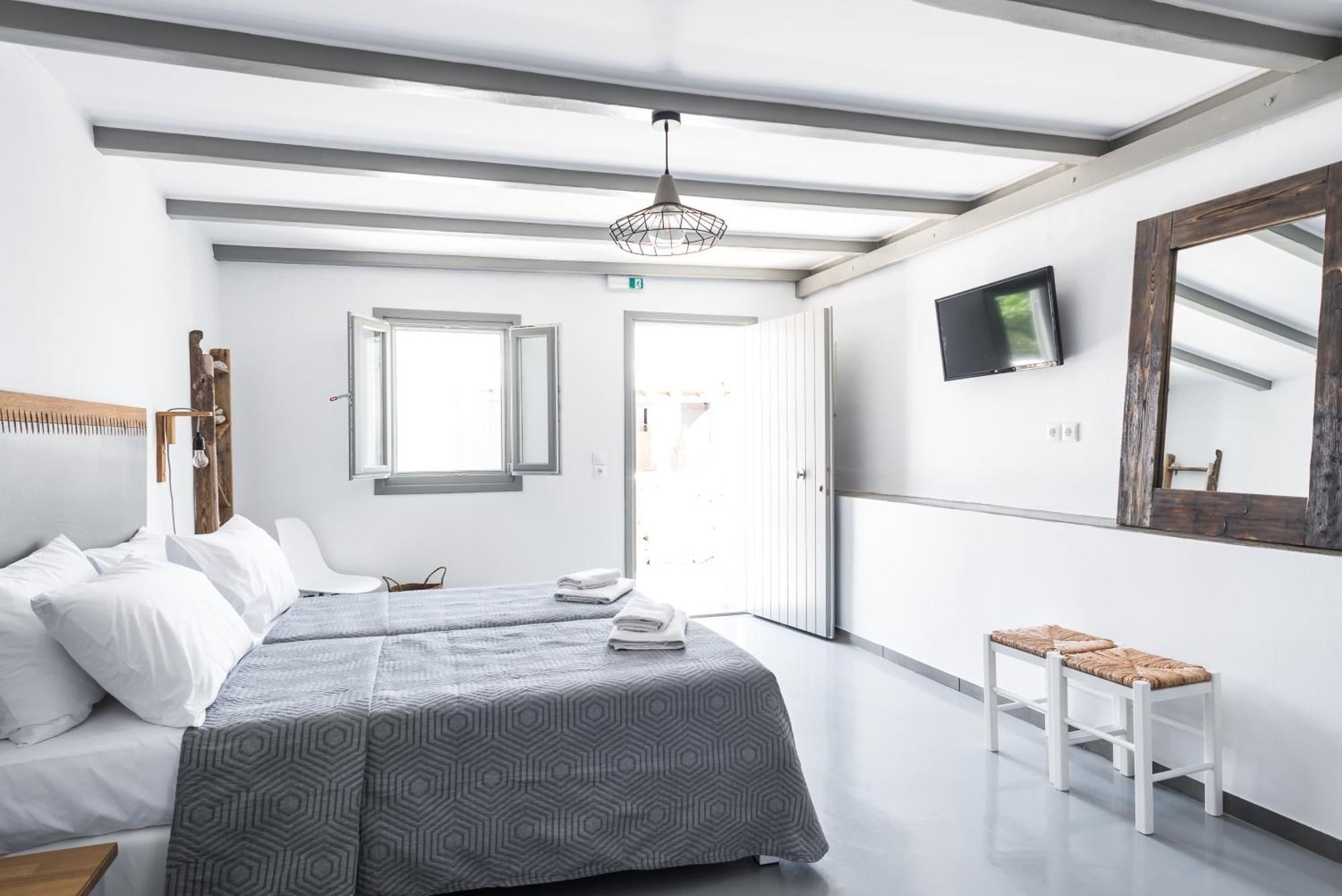 شقة White And Grey Mykonos Town المظهر الخارجي الصورة