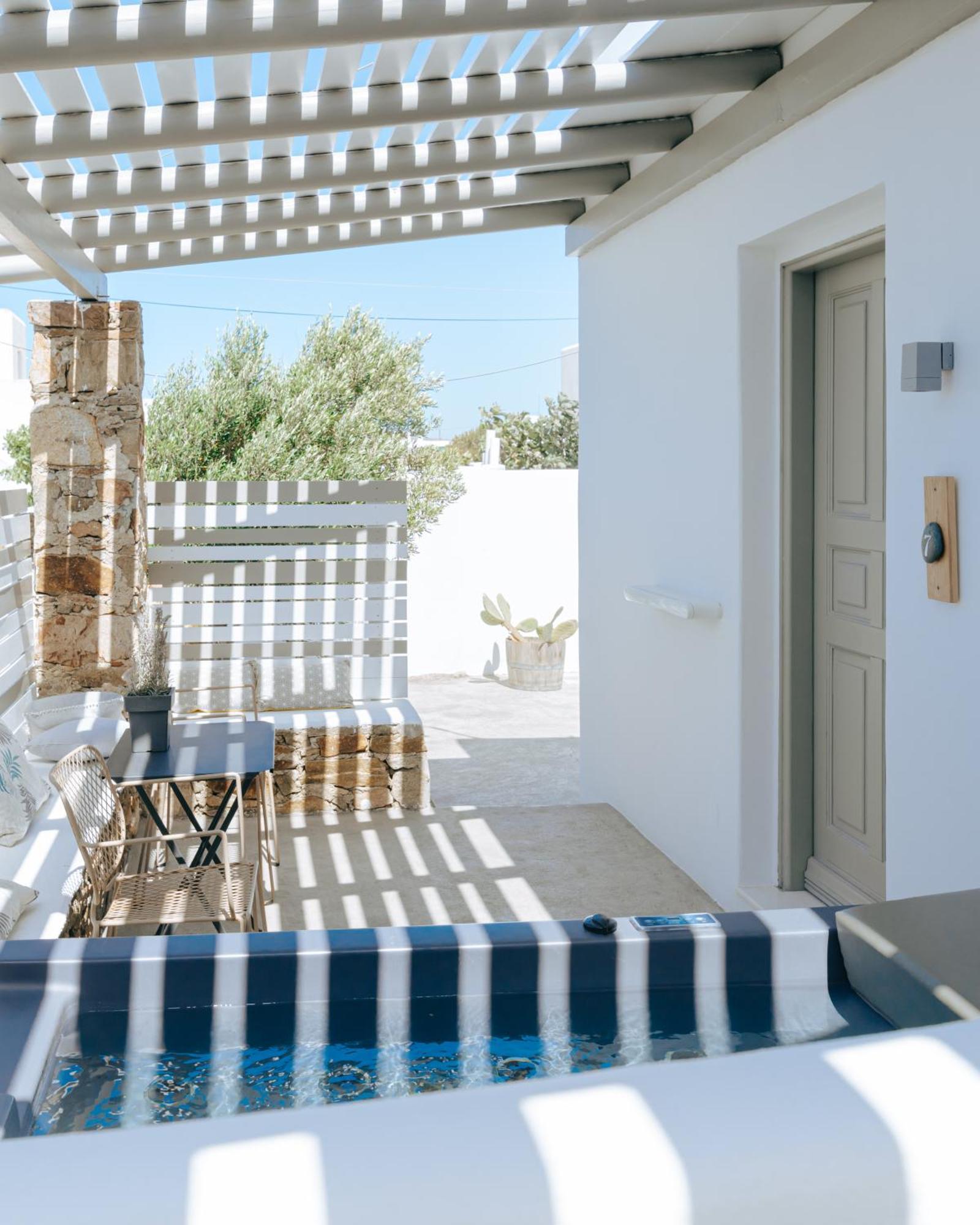 شقة White And Grey Mykonos Town الغرفة الصورة